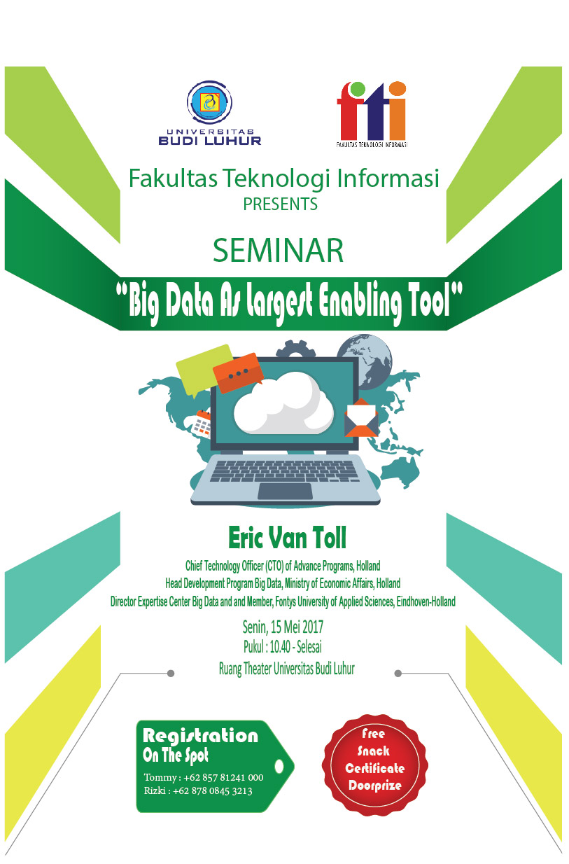 Seminar "Big Data As Largest Enabling Tool"