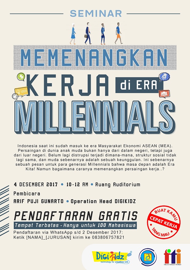 Seminar Memenangkan Kerja di Era Millennials
