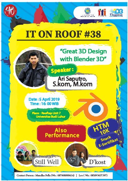 Seminar ITOR #38 "Great 3D Design with Blender 3D"