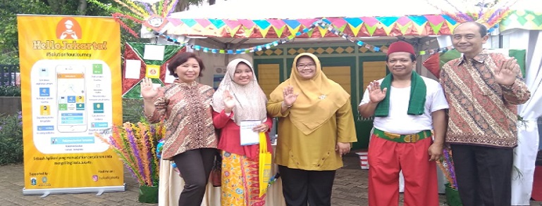 Budi Luhur Pamerkan Aplikasi ‘Jak Save dan Hello Jakarta’ di Monas