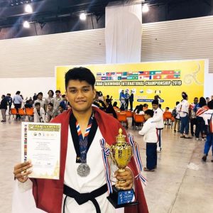 Alreza Aziz Ainun Nadjib (1812510889) telah meraih Mendali Perak pada  Kategori Male, 74 - 80 kg Class A Silver pada 9th Tirak Taekwondo International Championship 2019