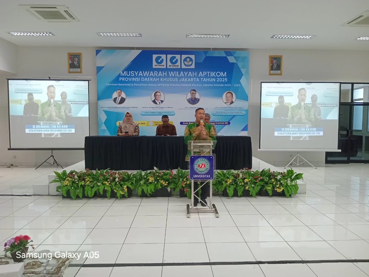 Muswil APTIKOM DK Jakarta: Dr. Ir. Deni Mahdiana, M.M., M.Kom. Resmi Pimpin APTIKOM Periode 2025-2029″